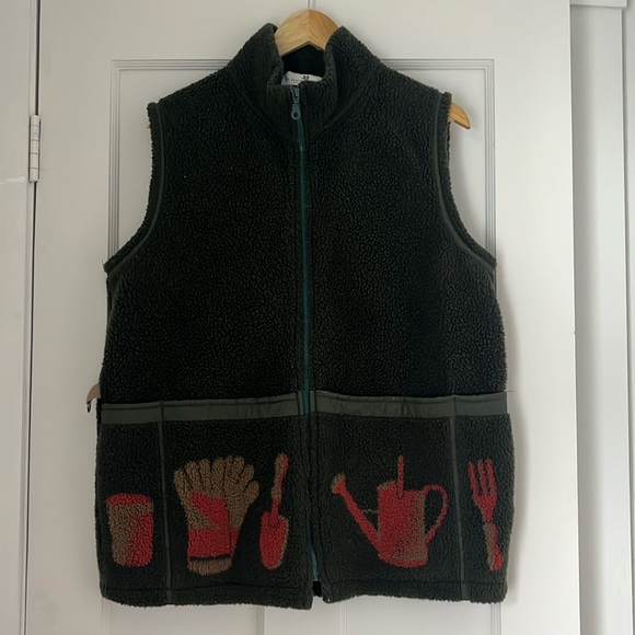 Vintage Fleece Gardening Vest - Picture 1 of 6